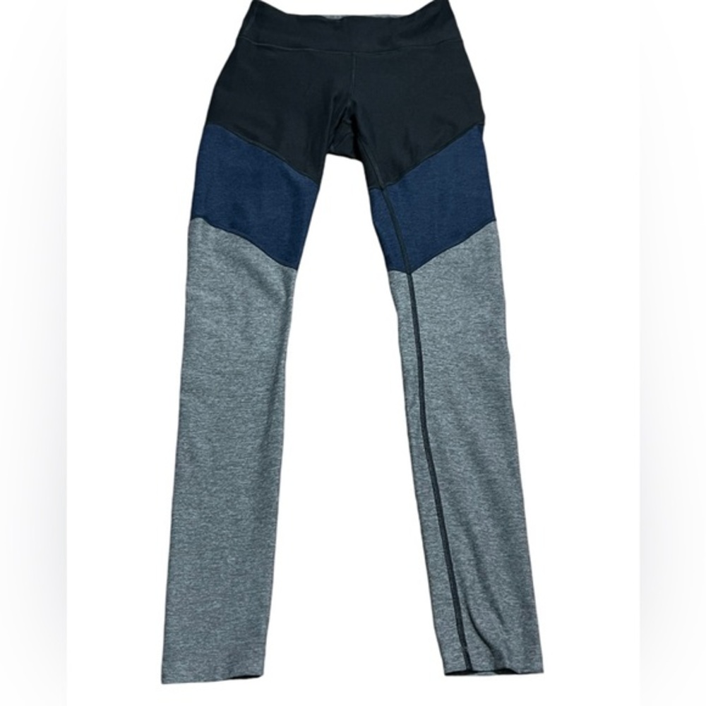 Outdoor Voices Gray and Blue Pull On Athletic Leggings Size Small